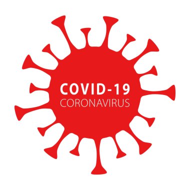 Coronavirus COVID-19. Vektör illüstrasyonu