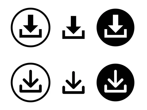 Symbole Herunterladen Vektorillustration — Stockvektor