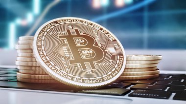 Dizüstü bilgisayarında bir yığın bitcoin var. 3B Hazırla