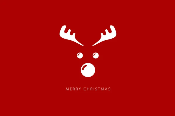 Buon Natale Ciao Modello Carta Illustrazione Vettoriale — Vettoriale Stock