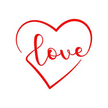 Oklu bir kalp. Sevgililer Günü. Vektör illüstrasyonu