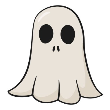 Komik hayalet. Cadılar Bayramı dekorasyonu