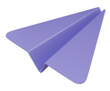 Stilize kâğıt uçak. Şeffaf arkaplanda izole