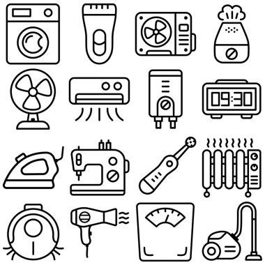 Ev Aletleri Simgesi Taslak Biçimi