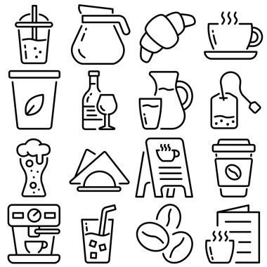 Kafe Özellikleri Simgesi Özet Biçimi