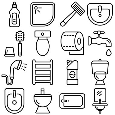 Tuvalet ve Tuvalet Özellikleri Simgesi Taslak Biçimi (Bölüm 3)