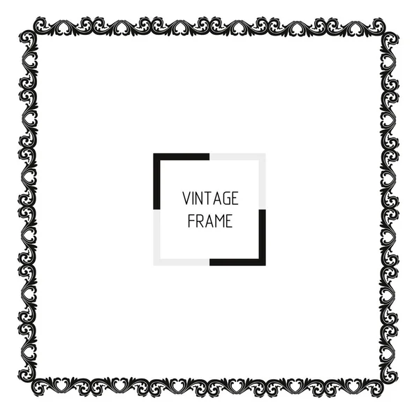 Frame Style Ornament Pattern Background Texture — Stock Vector