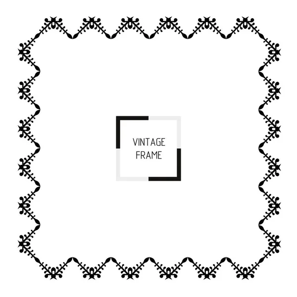 Frames Vintage Style Elements Ornament Art Pattern Background Texture Vector — Stock Vector