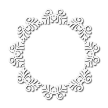 Frame, in the style of an ornament, Vector illustration eps 10, Art.	