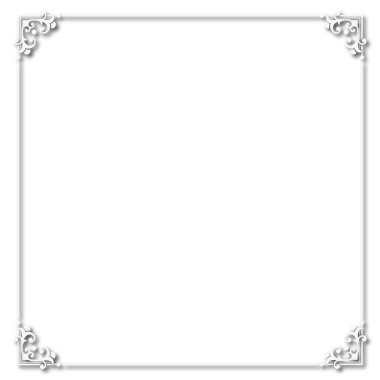 Çerçeve, bir süs tarzında, Vektör illüstrasyonu 10 puan, Sanat.