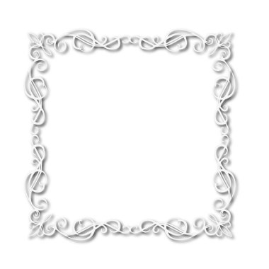 Frame, in the style of an ornament, Vector illustration eps 10, Art.	