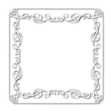 Frame, in the style of an ornament, Vector illustration eps 10, Art.	