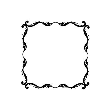 Frame, in the style of an ornament, Vector illustration eps 10, Art.	