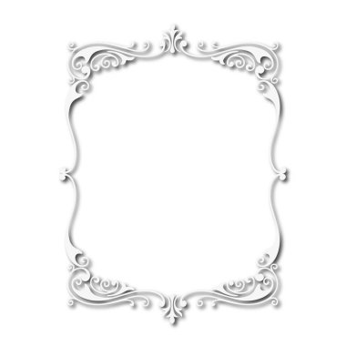 Frame, in the style of an ornament, Vector illustration eps 10, Art.	