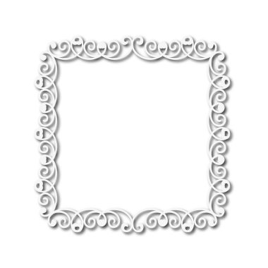 Frame, in the style of an ornament, Vector illustration eps 10, Art.	
