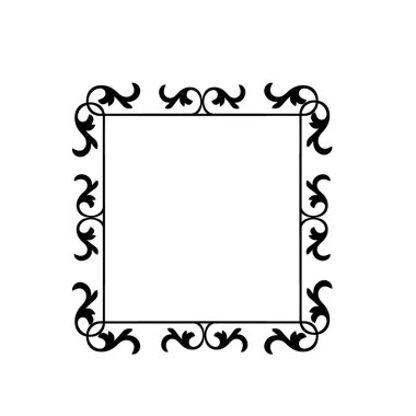 Frame, in the style of an ornament, Vector illustration eps 10, Art.	