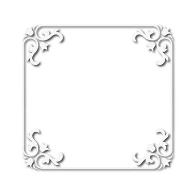 Frame, in the style of an ornament, Vector illustration eps 10, Art.	