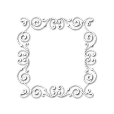 Frame, in the style of an ornament, Vector illustration eps 10, Art.	