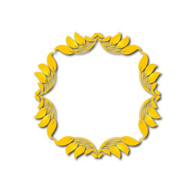 Frame, in the style of an ornament, Vector illustration eps 10, Art.	