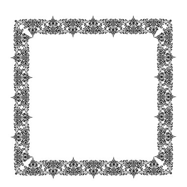 Frame, in the style of an ornament, Vector illustration eps 10, Art.	