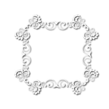 Frame, in the style of an ornament, Vector illustration eps 10, Art.	