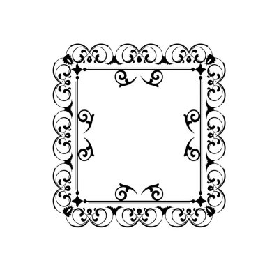 Frame, in the style of an ornament, Vector illustration eps 10, Art.	