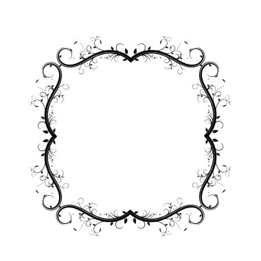 Frame, in the style of an ornament, Vector illustration eps 10, Art.	