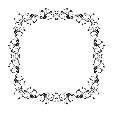 Frame, in the style of an ornament, Vector illustration eps 10, Art.	