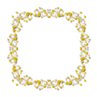 Frame, in the style of an ornament, Vector illustration eps 10, Art.	