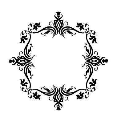 Frame, in the style of an ornament, Vector illustration eps 10, Art.	