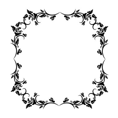 Frame, in the style of an ornament, Vector illustration eps 10, Art.	