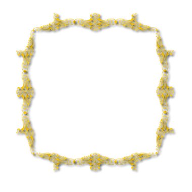 Frame, in the style of an ornament, Vector illustration eps 10, Art.	