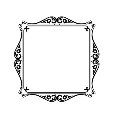 Frame, in the style of an ornament, Vector illustration eps 10, Art.	