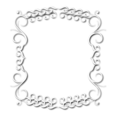 Frame, in the style of an ornament, Vector illustration eps 10, Art.	