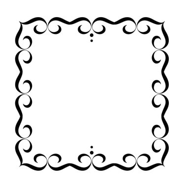 Frame, in the style of an ornament, Vector illustration eps 10, Art.	
