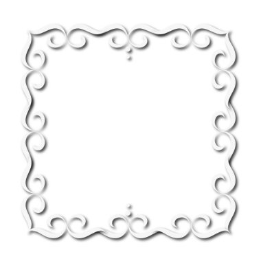Frame, in the style of an ornament, Vector illustration eps 10, Art.	