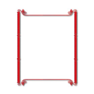 Frame, in the style of an ornament, Vector illustration eps 10, Art.	