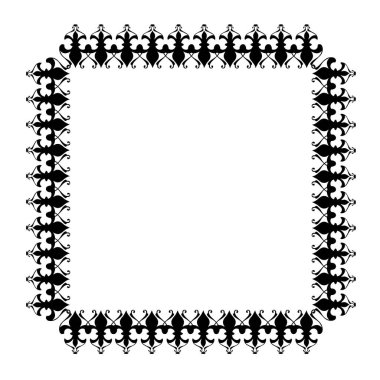 Frame, in the style of an ornament, Vector illustration eps 10, Art.	
