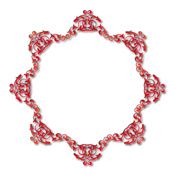 Frame, in the style of an ornament, Vector illustration eps 10, Art.	