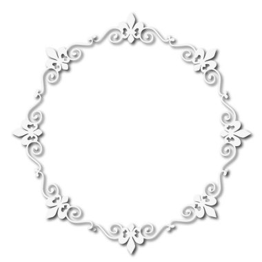 Frame, in the style of an ornament, Vector illustration eps 10, Art.	