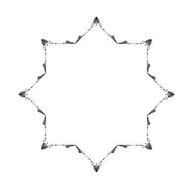 Frame, in the style of an ornament, Vector illustration eps 10, Art.	