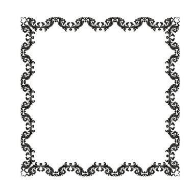 Frame, in the style of an ornament, Vector illustration eps 10, Art.	