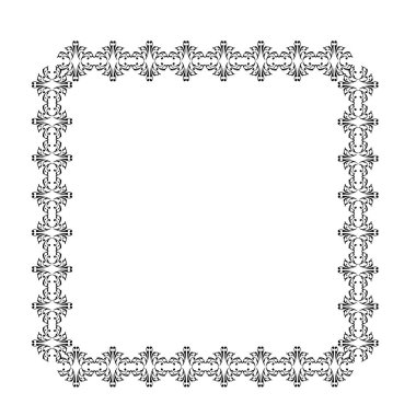 Frame, in the style of an ornament, Vector illustration eps 10, Art.	