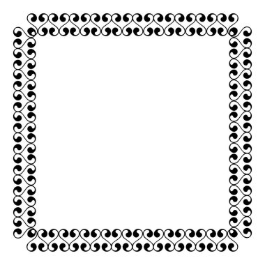 Süs, sanat, desen, arkaplan, doku, Vektör illüstrasyon 10, Sanat unsurları içeren vintage biçiminde çerçeveler.