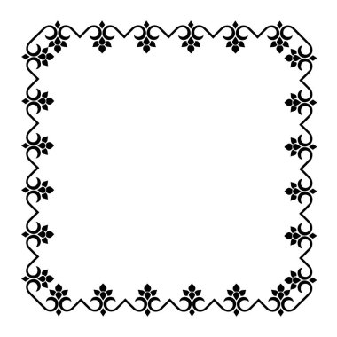 Süs, sanat, desen, arkaplan, doku, Vektör illüstrasyon 10, Sanat unsurları içeren vintage biçiminde çerçeveler.