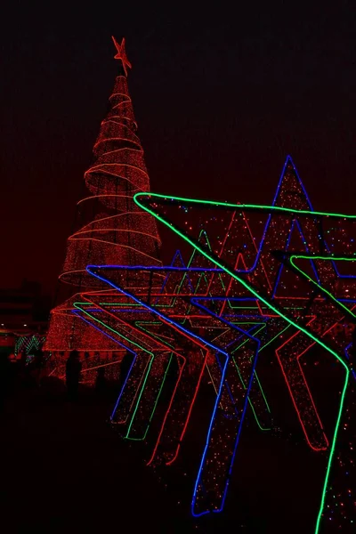 stock image Abstract background from beautiful lights.