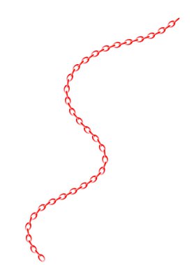 Çeşitli ortamları oluşturmak için kullanılacak zincir deseninin resmi.