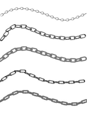 Çeşitli ortamları oluşturmak için kullanılacak zincir deseninin resmi.