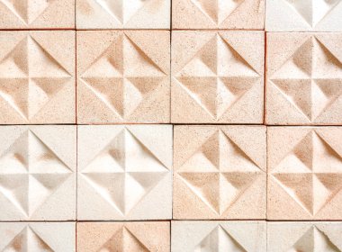 Kahverengi fayans arka planının eşsiz ve güzel bir deseni varsa