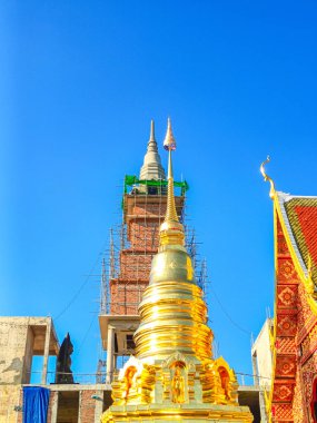 5 Mayıs 2025, Lamphun, Tayland Wat Mahawan uzun bir geçmişi olan güzel bir tapınaktır. Phra Rod 'un kökeni..